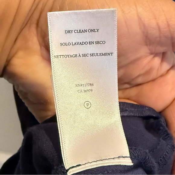 Rails high-waisted pullover midi-length skirt elastic waistband navy blue XXS - Picture 7 of 10